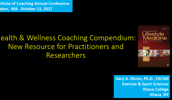 Health and Wellness Coaching Compendium