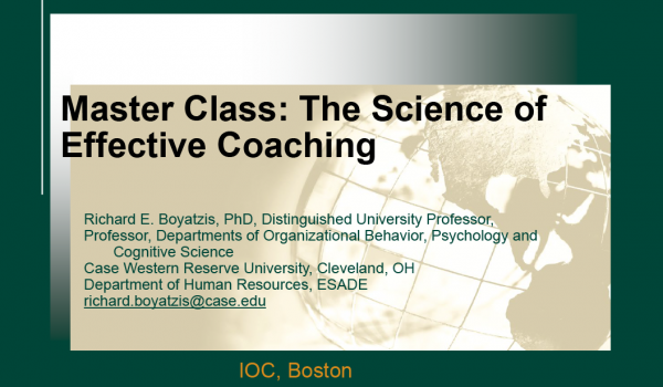 The Science of Effective Coaching